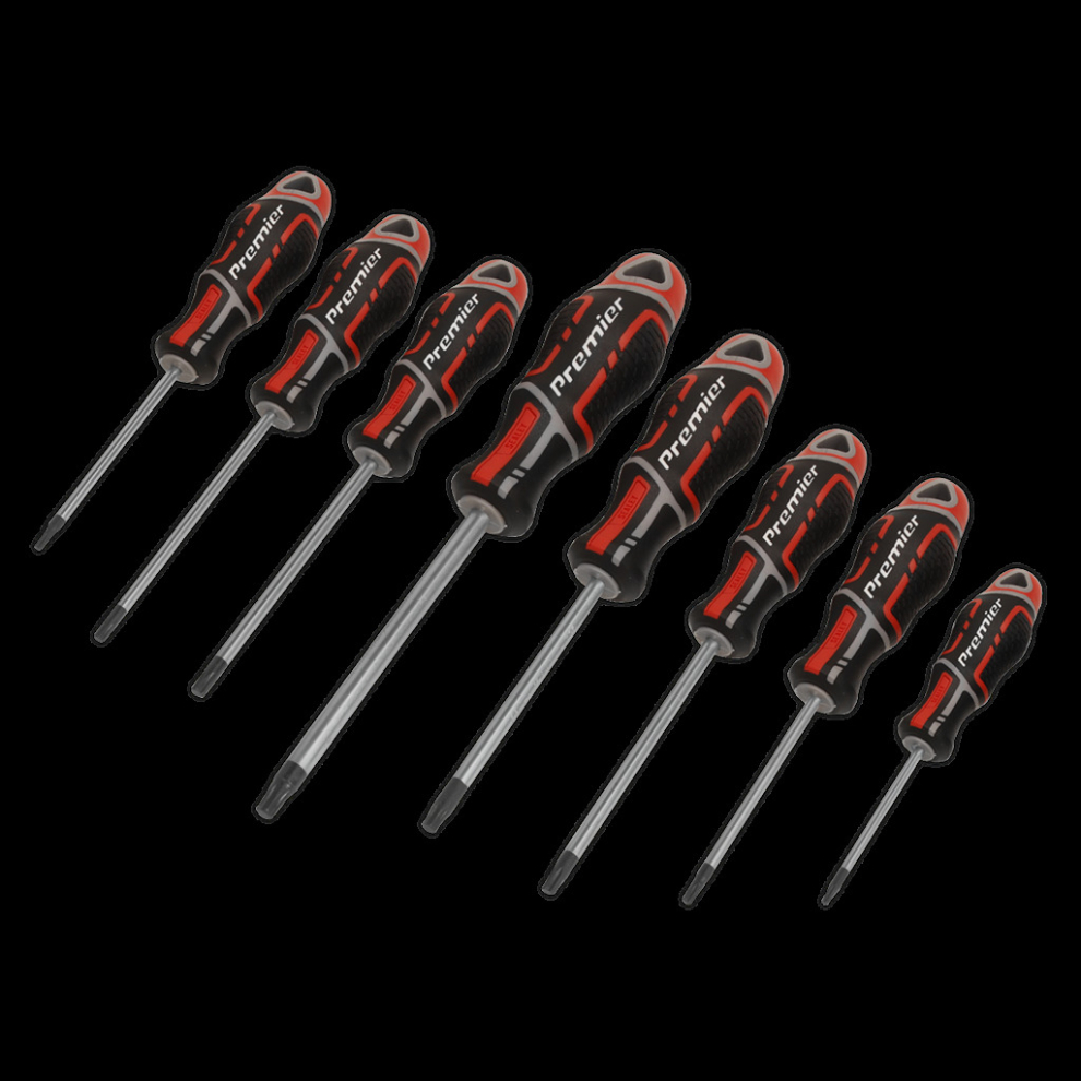 Screwdriver Set 8pc Security TRX-Star* GripMAX® - Red