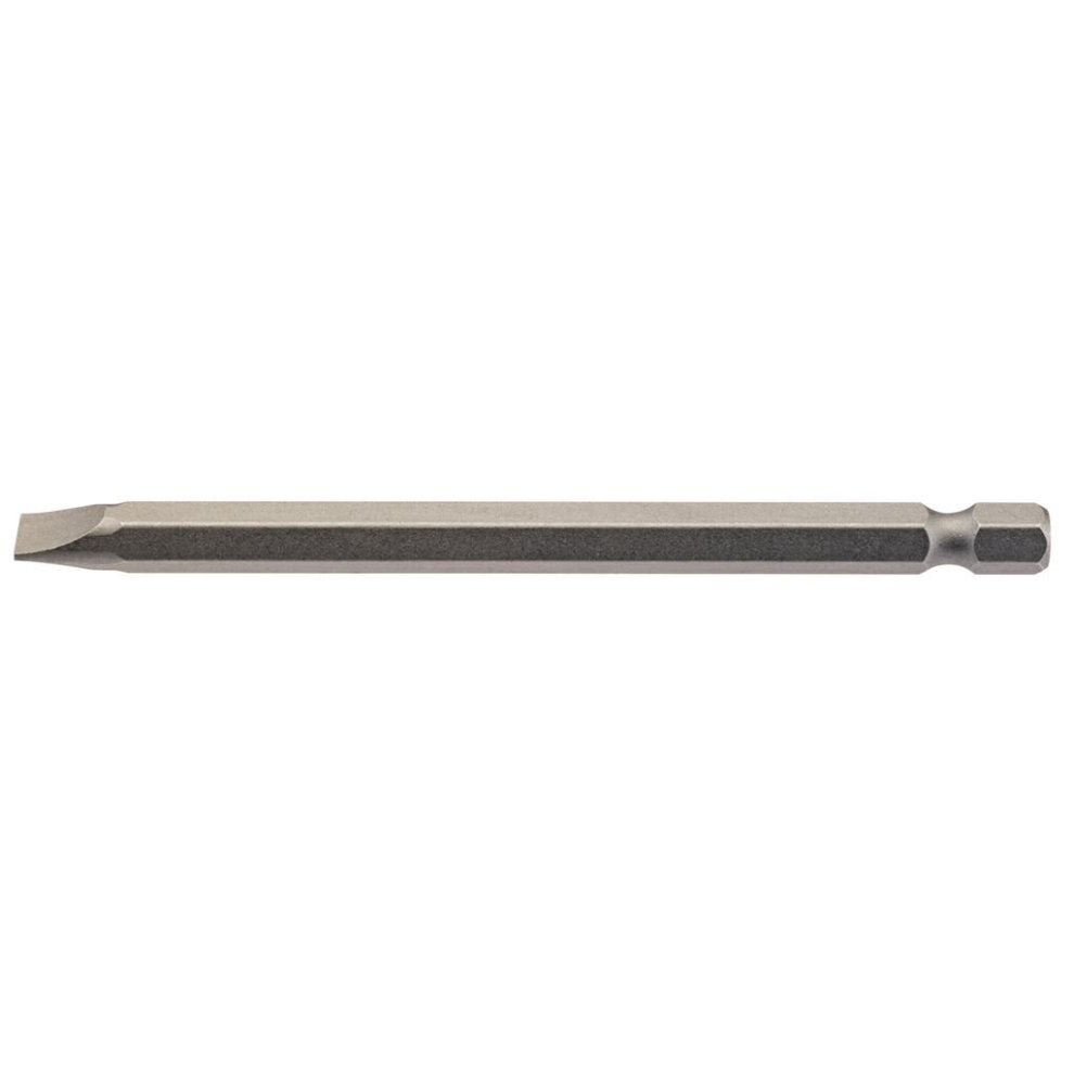 Draper Plain Slot Insert Bit, 6.5Mm, 1/4"" Hex, 100Mm Long (Pack Of 1)