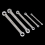 Sealey TRX-Star* Double End Spanner Set 5pc 1
