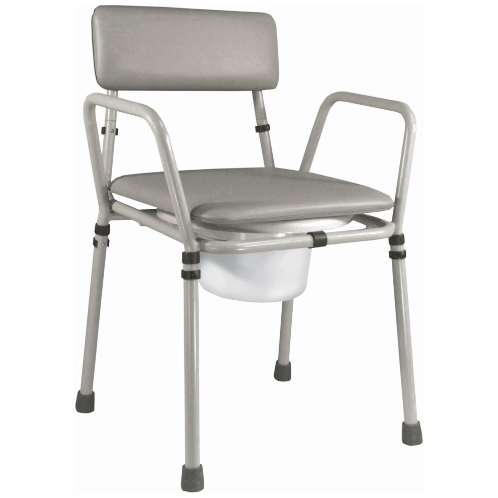 Essex Height Adjustable Commode Chair Blue