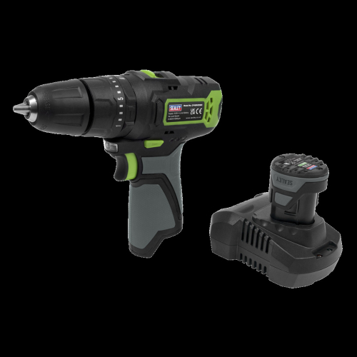 Sealey Cordless Combi Drill Ø10mm 10.8V SV10.8 Series