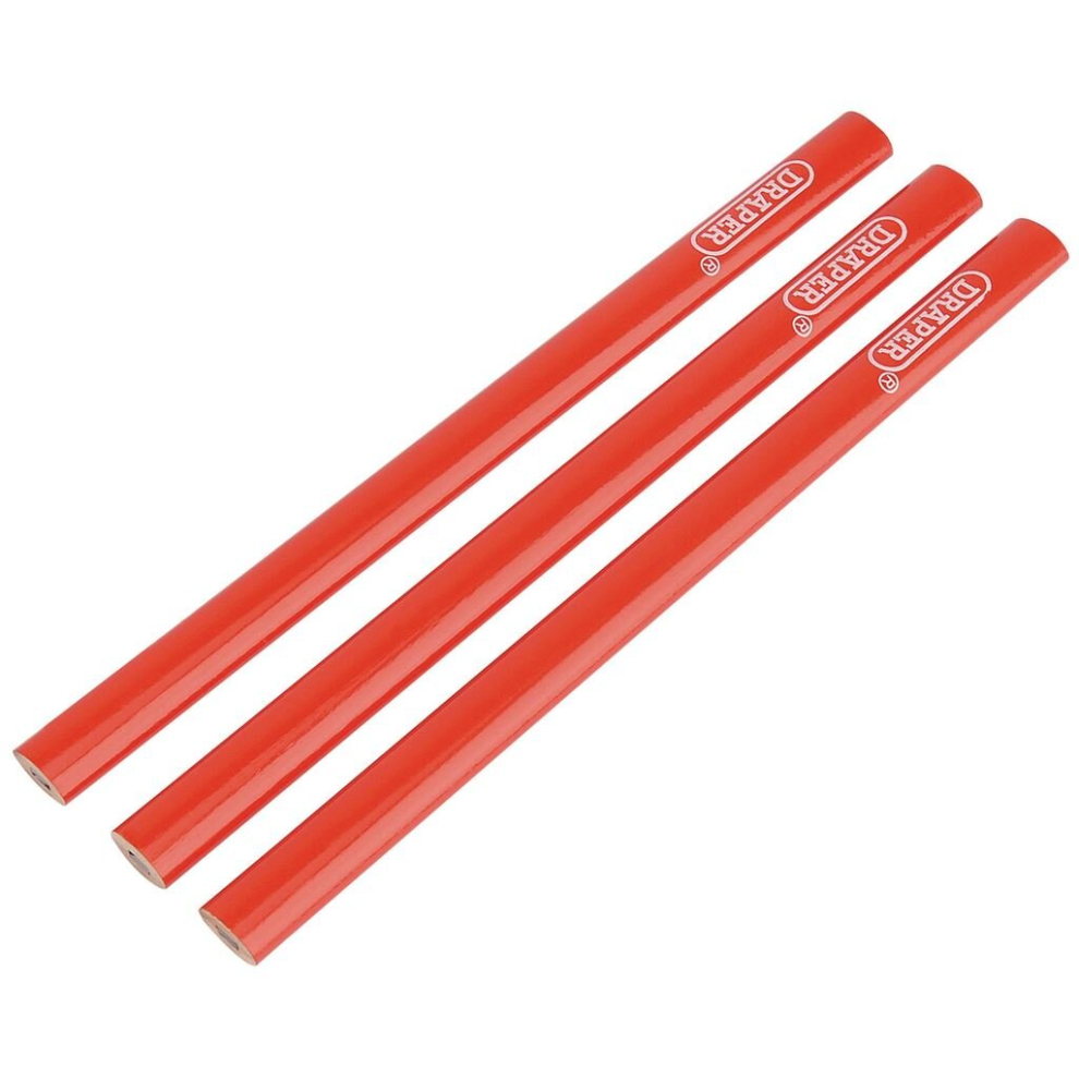 Carpenter's Pencils, 174mm (Pack of 3)