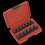 Sealey Impact Socket Set 13pc 1/2"Sq Drive Low Profile Metric 1