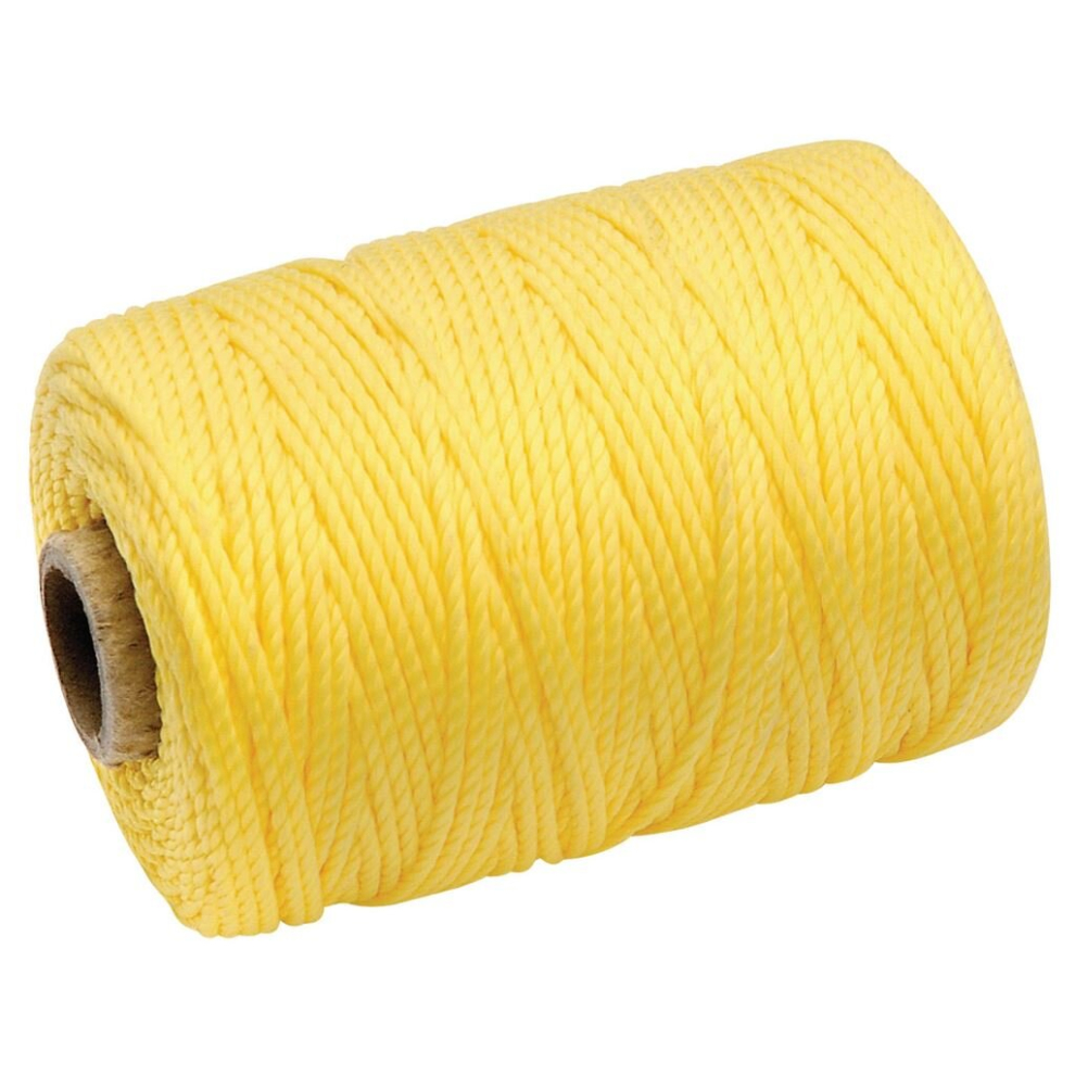 Polypropylene Brick Line, 100M, Yellow 5010559274291