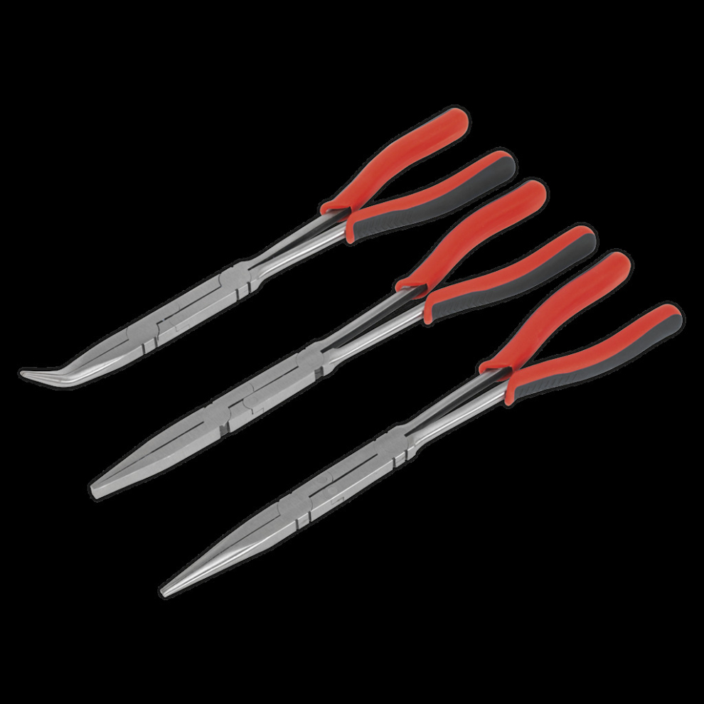 Double Joint Pliers Set 3pc Long Reach 335mm