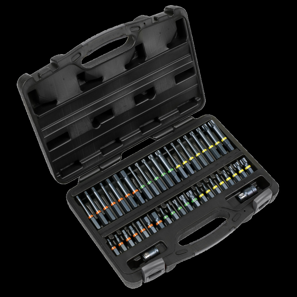 Sealey AK21901 TRX-Star*/Hex/Spline Bit Set Impact 42pc 3/8 & 1/2Sq Drive - Image 13