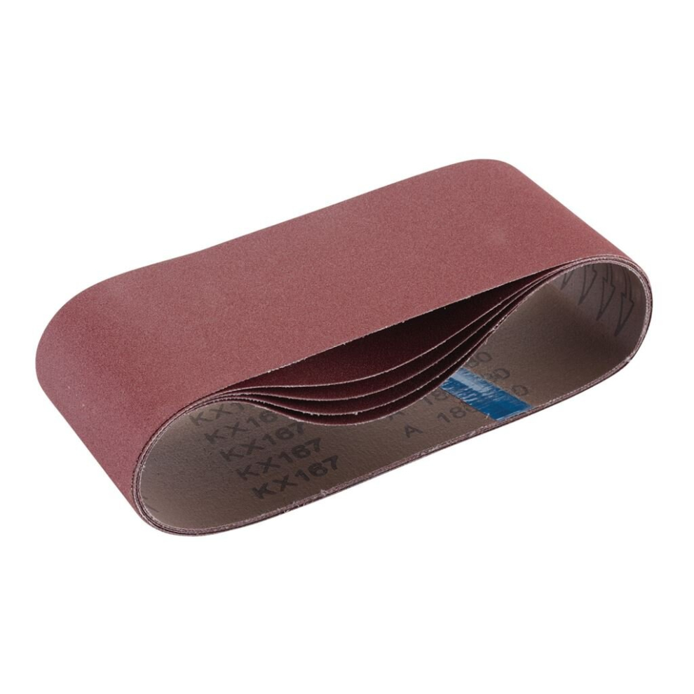 Draper Cloth Sanding Belt, 100 X 610Mm, 180 Grit (Pack Of 5)
