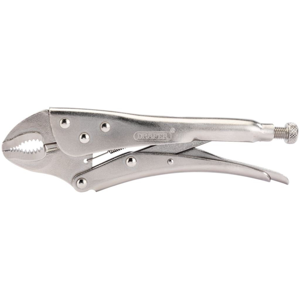 Draper Curved Jaw Self Grip Pliers, 220Mm