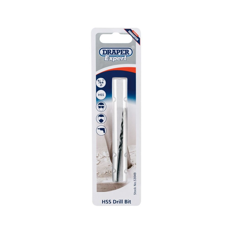 Draper Hss Drill Bit, 9/64""