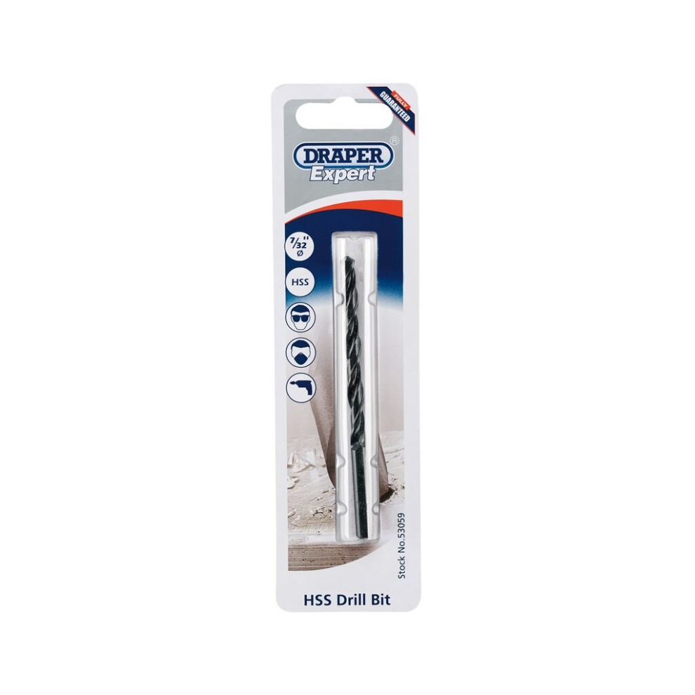 Draper Hss Drill Bit, 7/32""