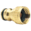 Brass Garden Hose Tap Connector, 1/2"" 1