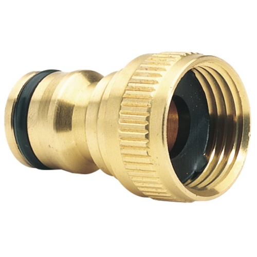Brass Garden Hose Tap Connector, 1/2""