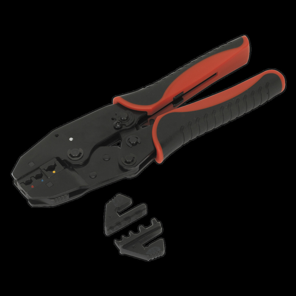 Ratchet Crimping Tool Interchangeable Jaws
