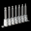 Sealey Ball-End Hex Socket Bit Set 7pc 100mm 1/2"Sq Drive Metric 1