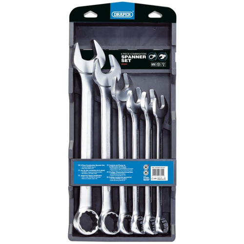 Draper Draper HI-TORQ® Metric Combination Spanner Set (6 Piece)