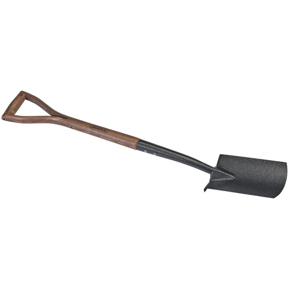 Draper Carbon Steel Border Spade With Ash Handle