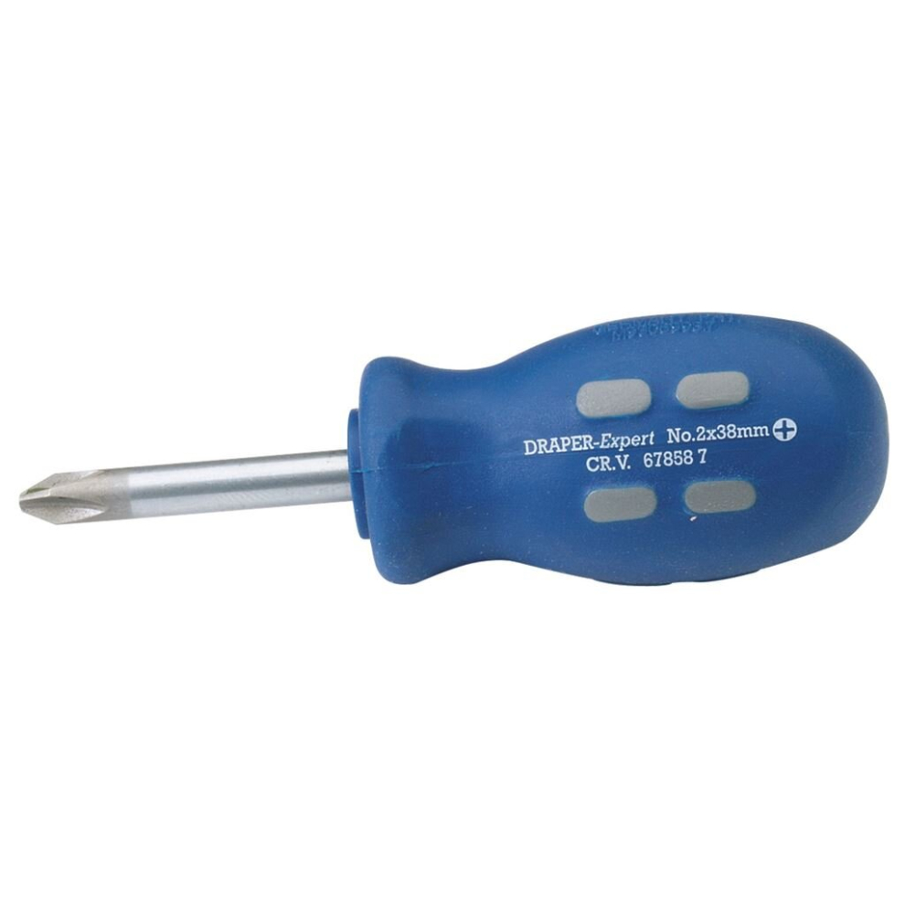 Cross Slot Mechanic's Screwdriver, 38mm, No.2 (Sold Loose)