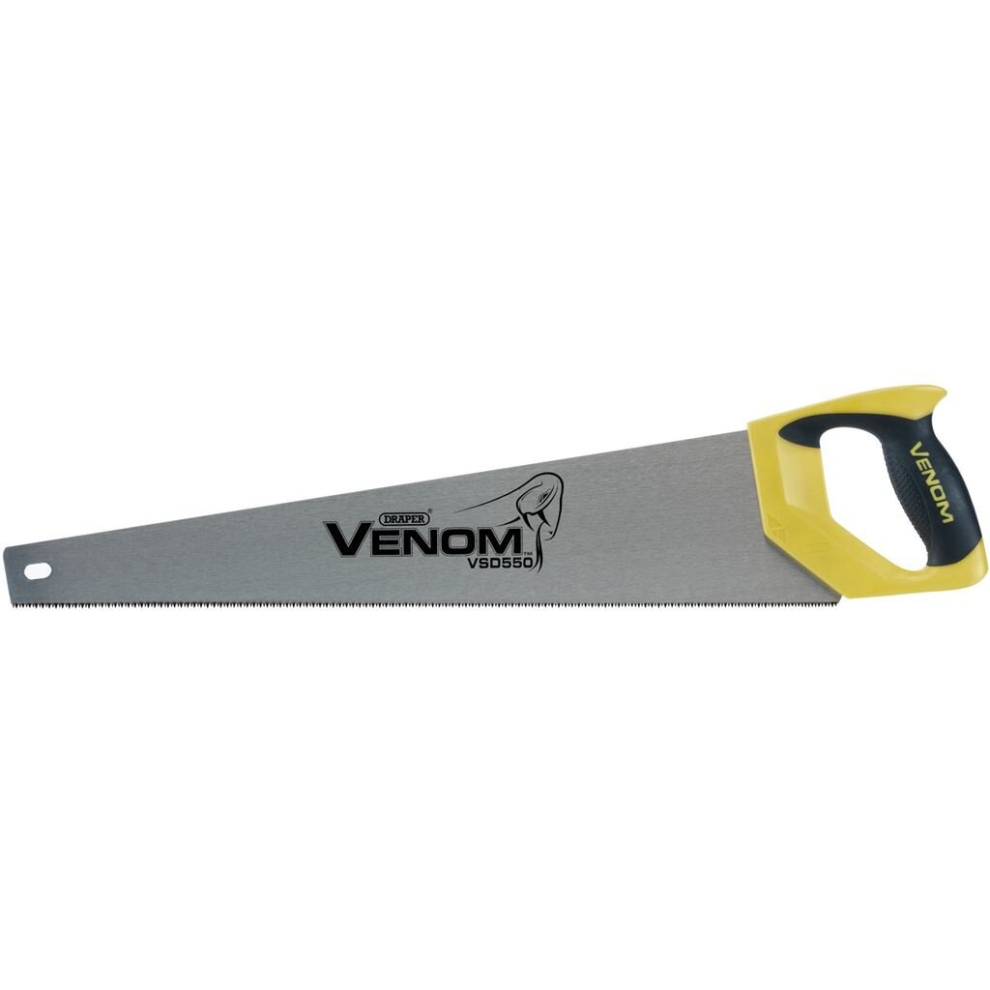 Draper Venom® Second Fix Double Ground Handsaw, 550Mm, 11Tpi/12Ppi