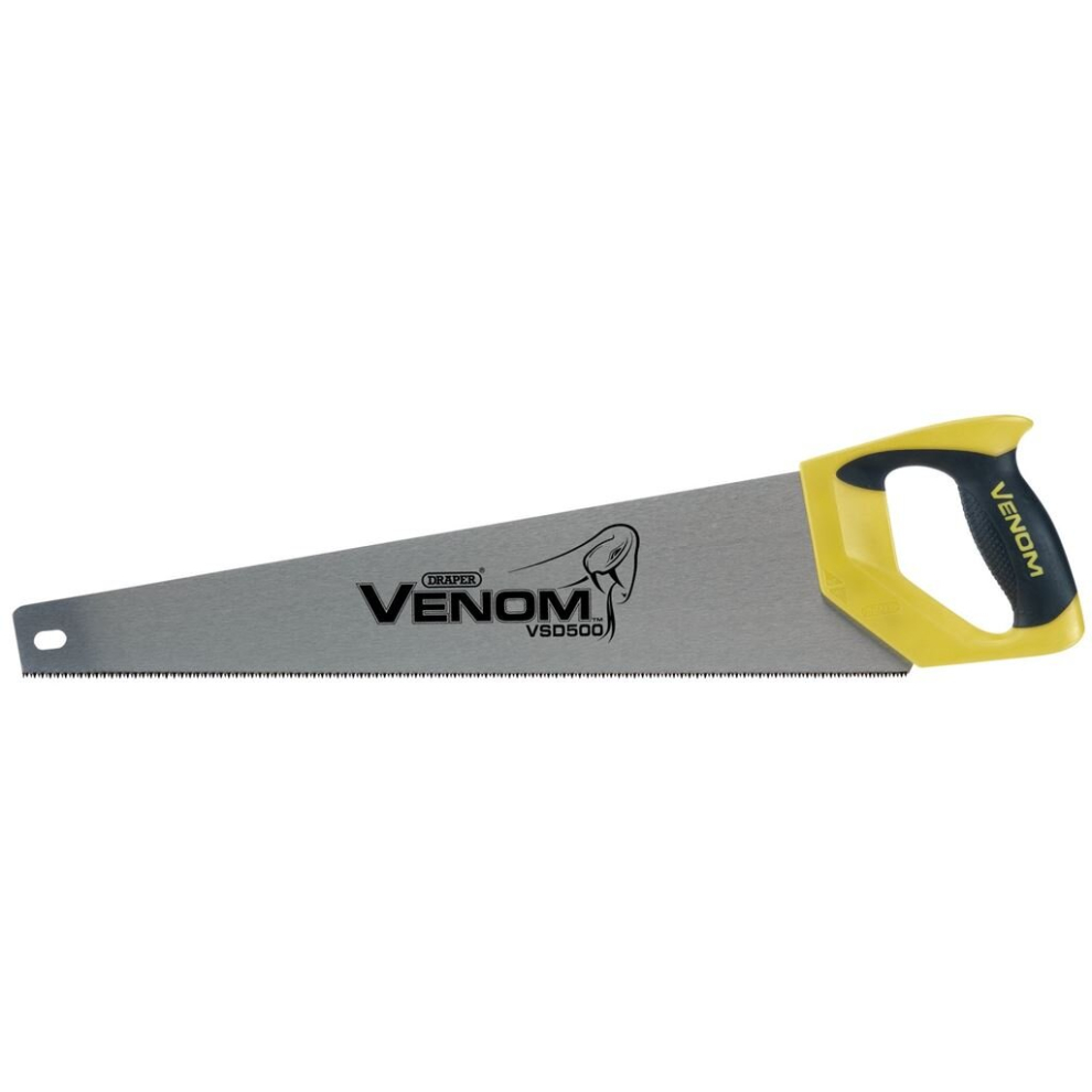 Draper Venom® Second Fix Double Ground Handsaw, 500Mm, 11Tpi/12Ppi