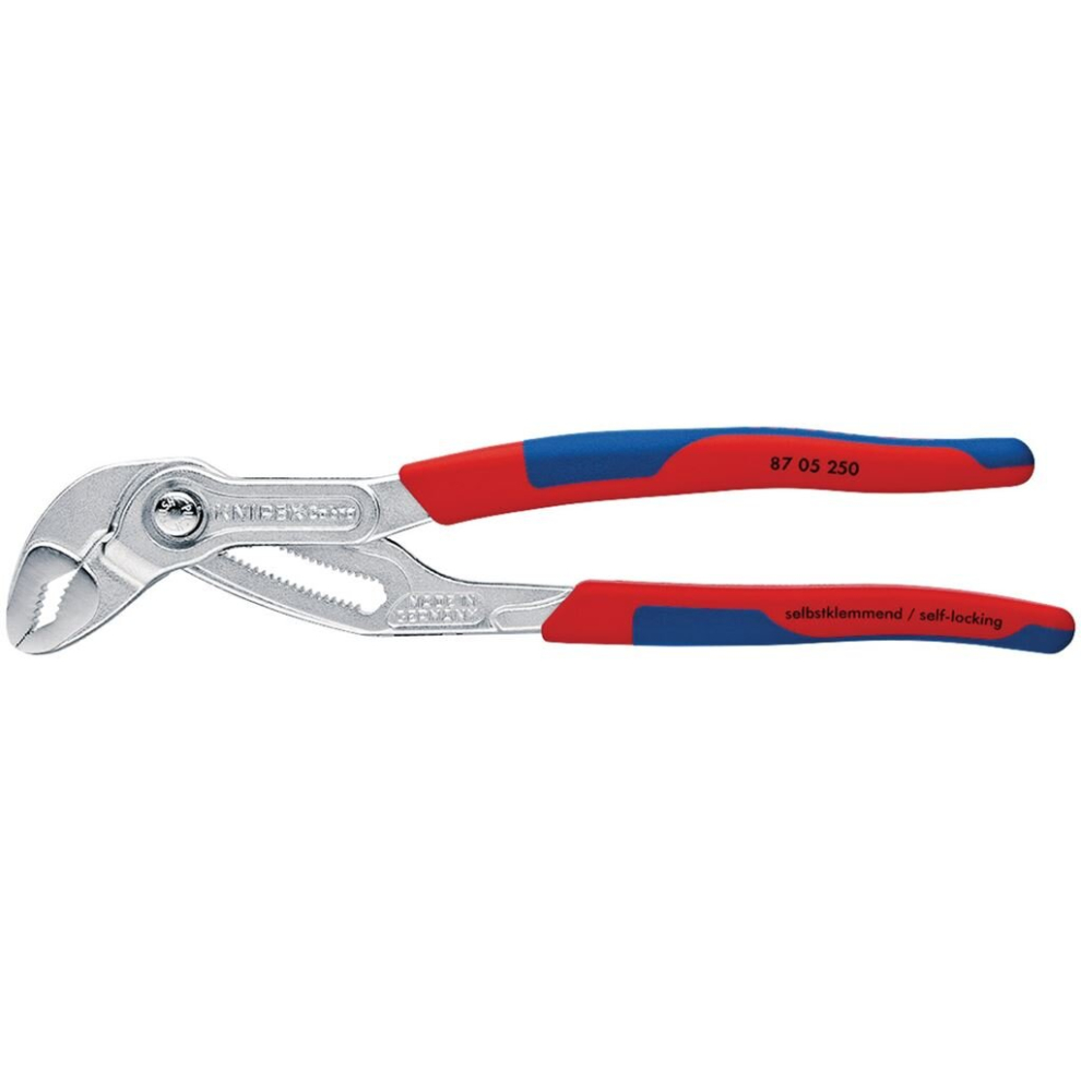 Knipex Cobra® 87 05 250Sb Chrome Plated Waterpump Pliers, 250Mm 5010559184989