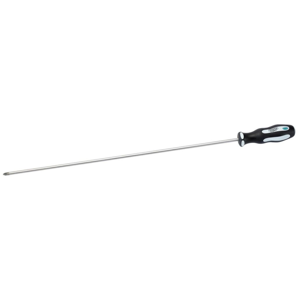 PZ Type Extra Long Reach Soft Grip Screwdriver, No.2 x 450mm