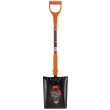 Draper Expert Fully Insulated Contractors Taper Mouth Shovel