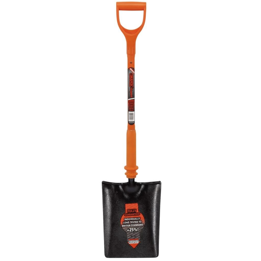 Draper Expert Fully Insulated Contractors Taper Mouth Shovel