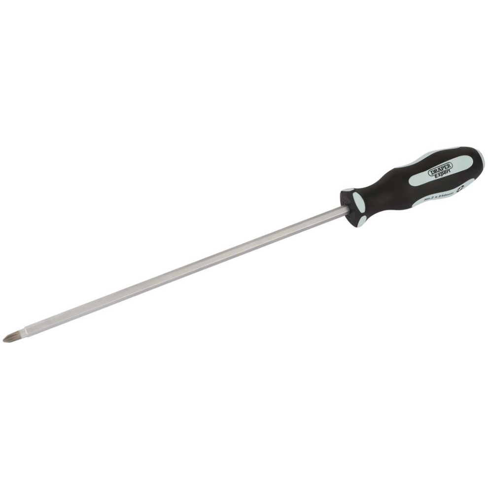 Pound Thru' Cross Slot Soft Grip Screwdriver, No.2 x 250mm