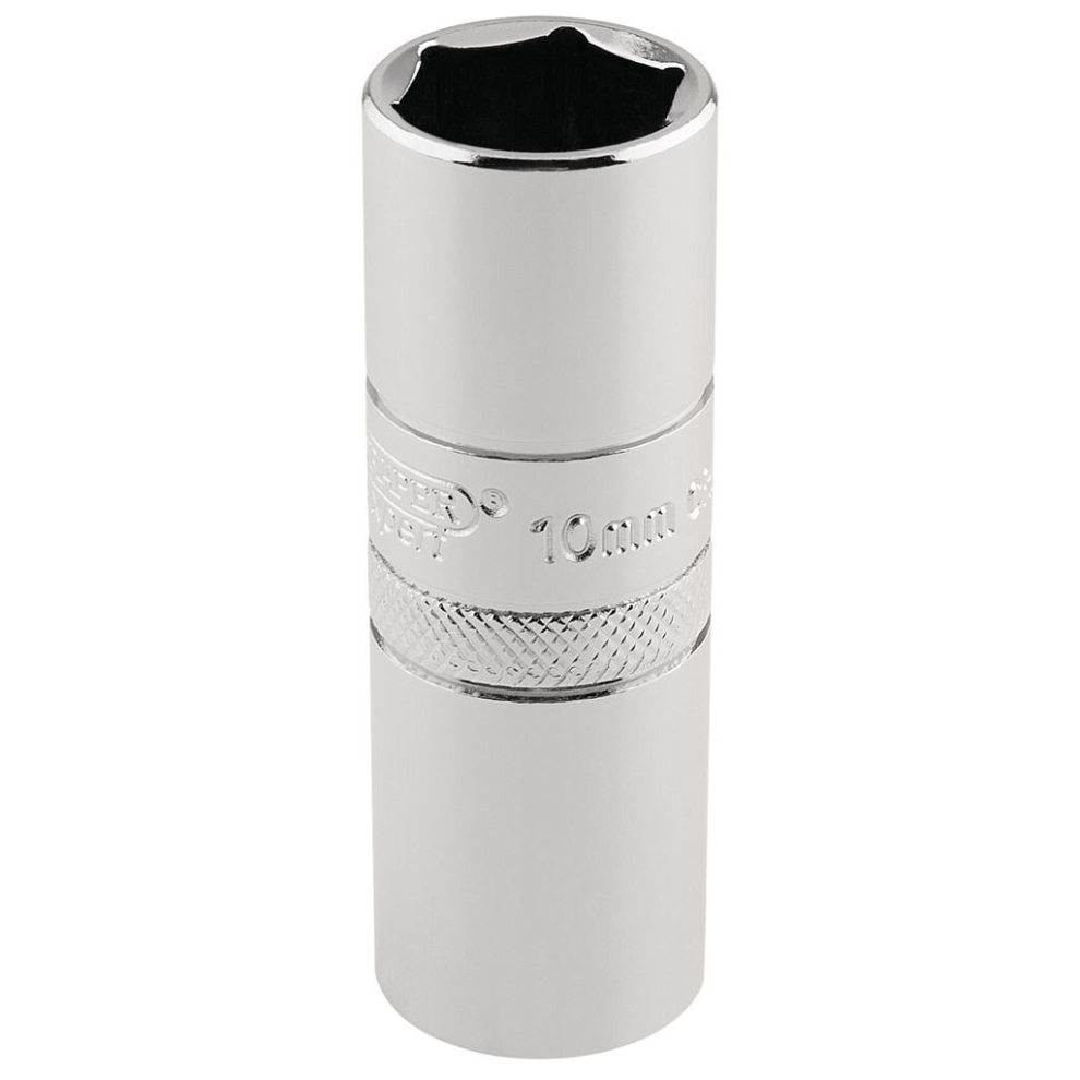 10mm Thread 6 Point Spark Plug Socket, 1/2"" Sq. Dr., 16mm