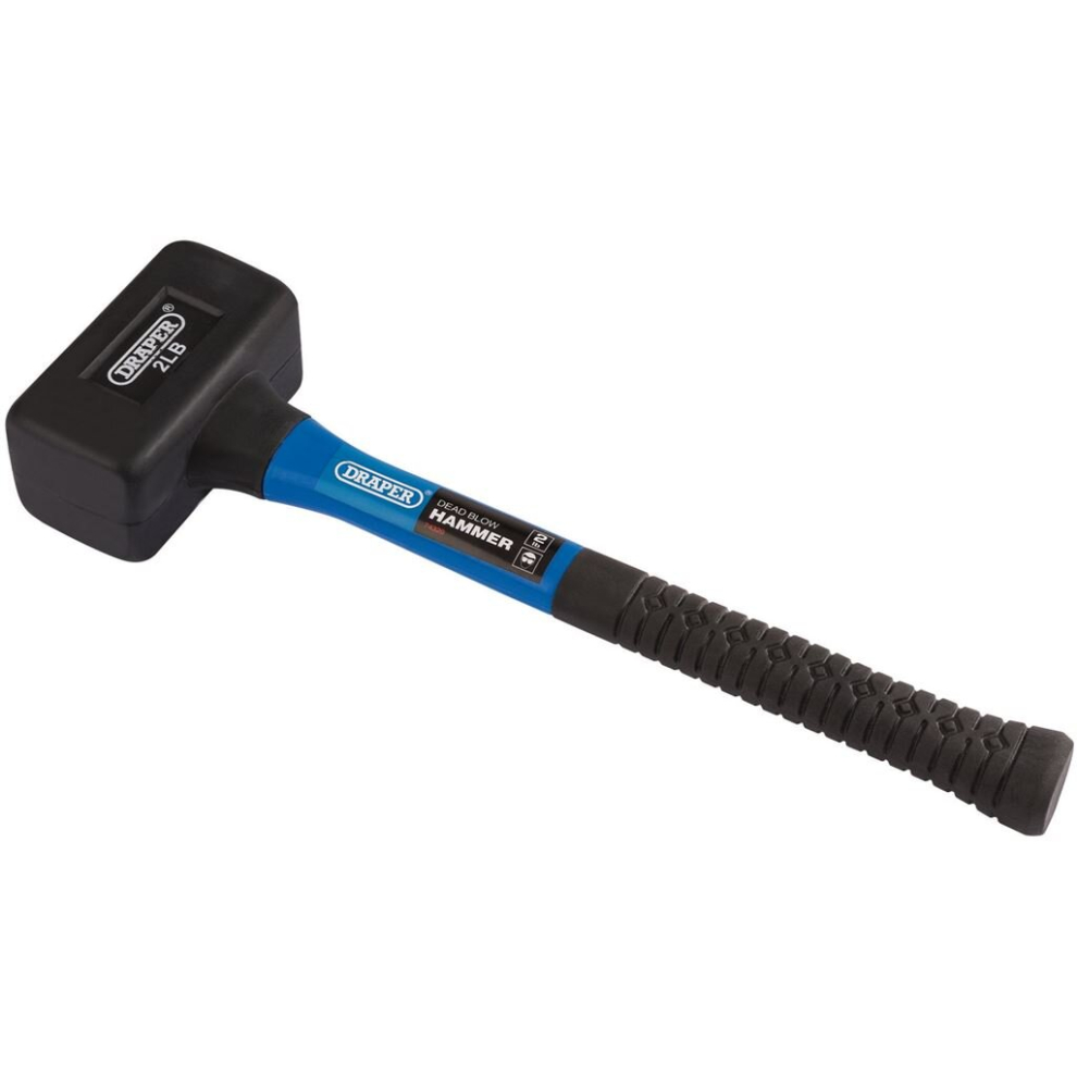 Rubber Dead Blow Hammer with Fibreglass Shaft, 900g/32oz-image-OPC-P5WPPGH-NEW