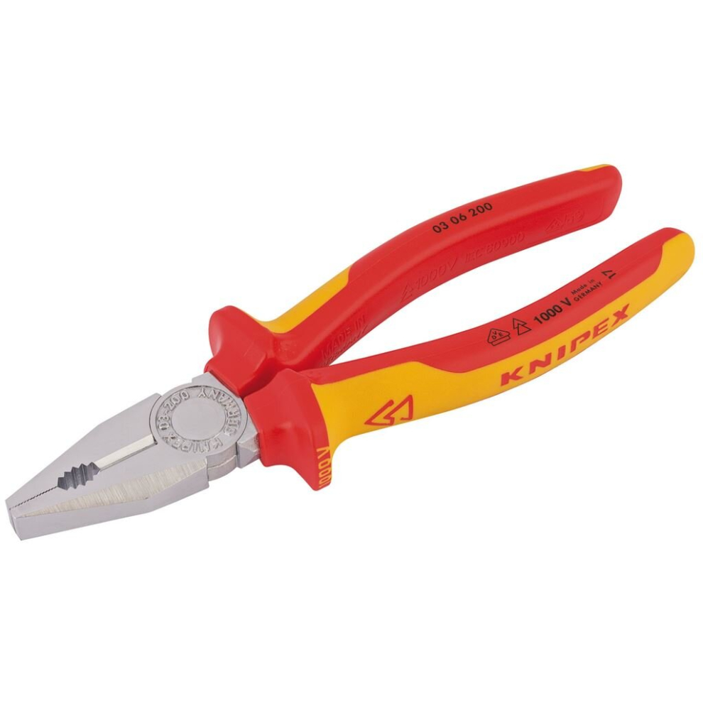 Draper Knipex 03 06 200 Sbe Fully Insulated Combination Pliers, 200Mm