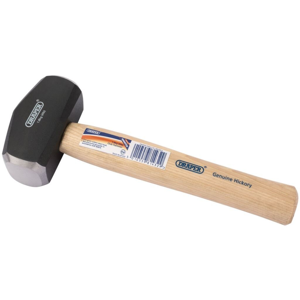 Draper Hickory Shaft Club Hammer, 1.8Kg/4Lb