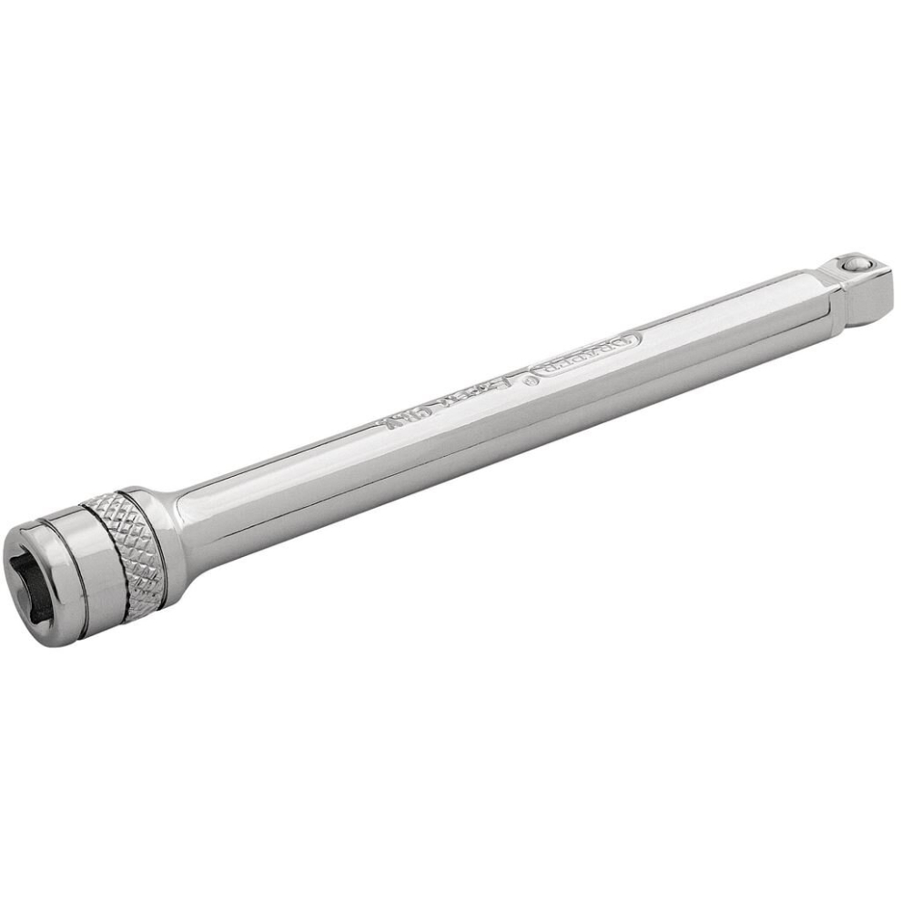 Draper Expert Wobble Extension Bar, 1/4"" Sq. Dr., 100Mm, Polished Chrome