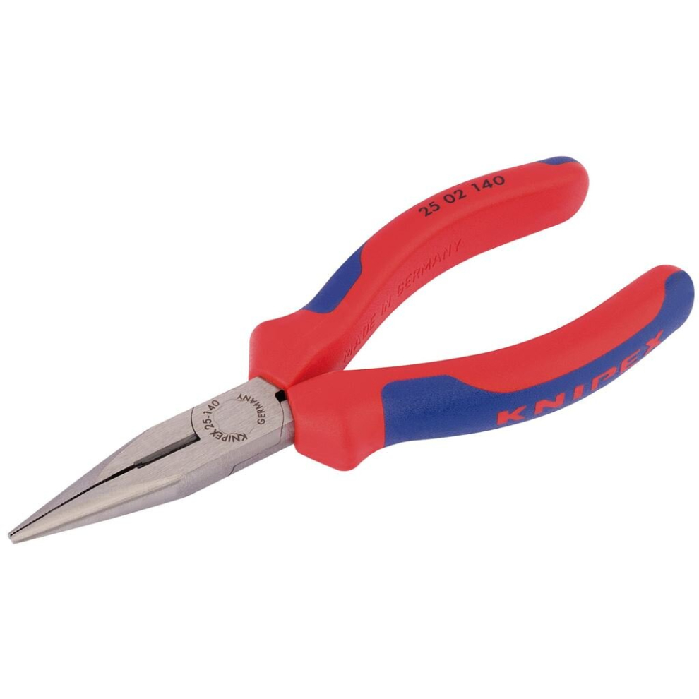 Draper Knipex 25 02 140 Sb Long Nose Pliers - Heavy Duty Handles, 140Mm