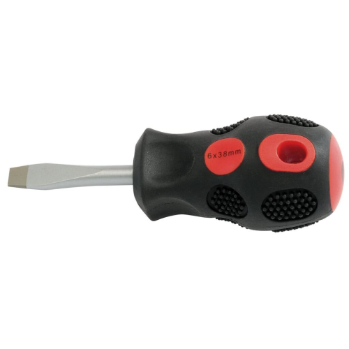Draper Plain Slot Flared Tip Screwdriver, 6 x 38mm (Sold Loose)