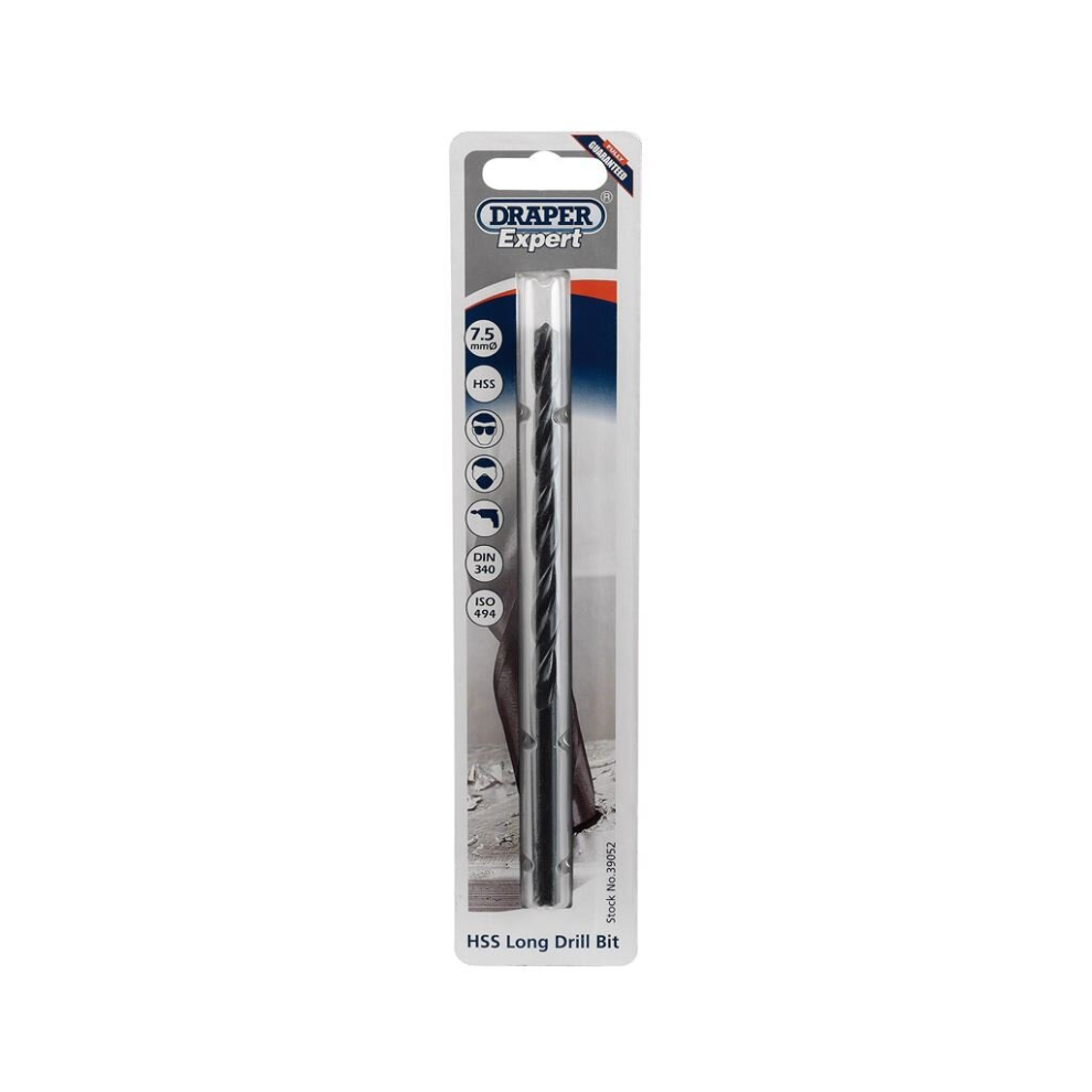 HSS Extra Long Drill Bit, 7.5 x 157mm