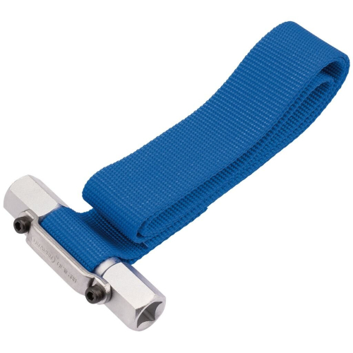 Draper Oil Filter Strap Wrench, 3/8"" and 1/2"" Sq. Dr.,