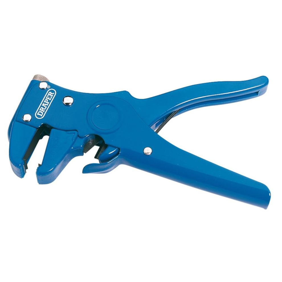 Automatic Wire Stripper 175mm (WSA) - Steel SK5, ABS Handle, Safety Guard; Strips 0.2–4mm, 14mm Ribbon, Cuts 11mm Ribbon