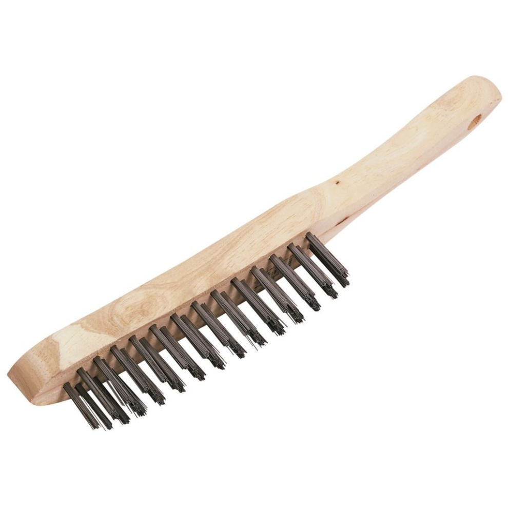 Wire Scratch Brush, 4 Row, 290mm