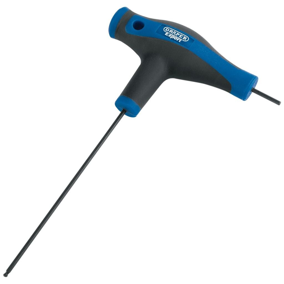 Draper Soft Grip 'T' Handle Hexagon And Ball End Key, 2.0Mm