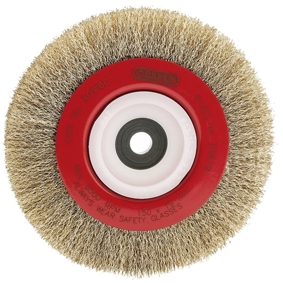 Draper Crimped Steel Wire Wheel, 150Mm