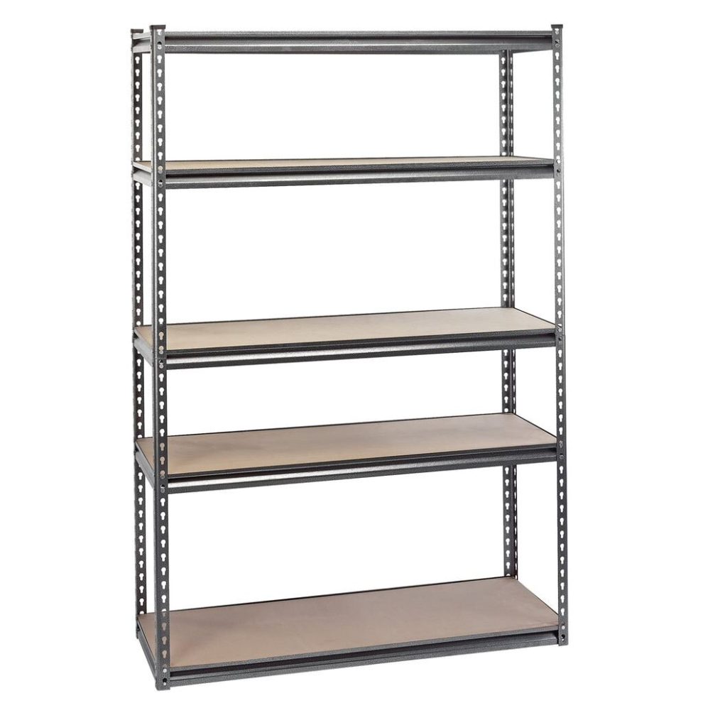 Heavy Duty Steel Shelving Unit, 5 Shelves, L1220 x W450 x H1830mm