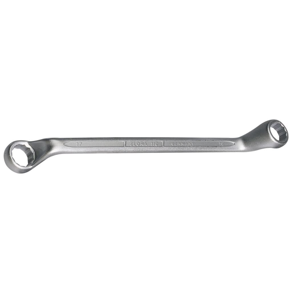 Elora Deep Crank Metric Ring Spanner, 16 X 17Mm