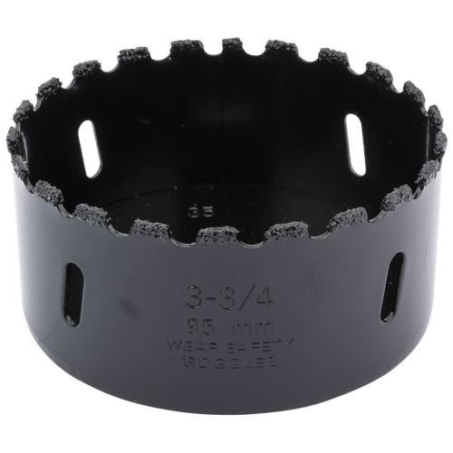 Draper Tungsten Carbide Grit Hole Saw, 95mm