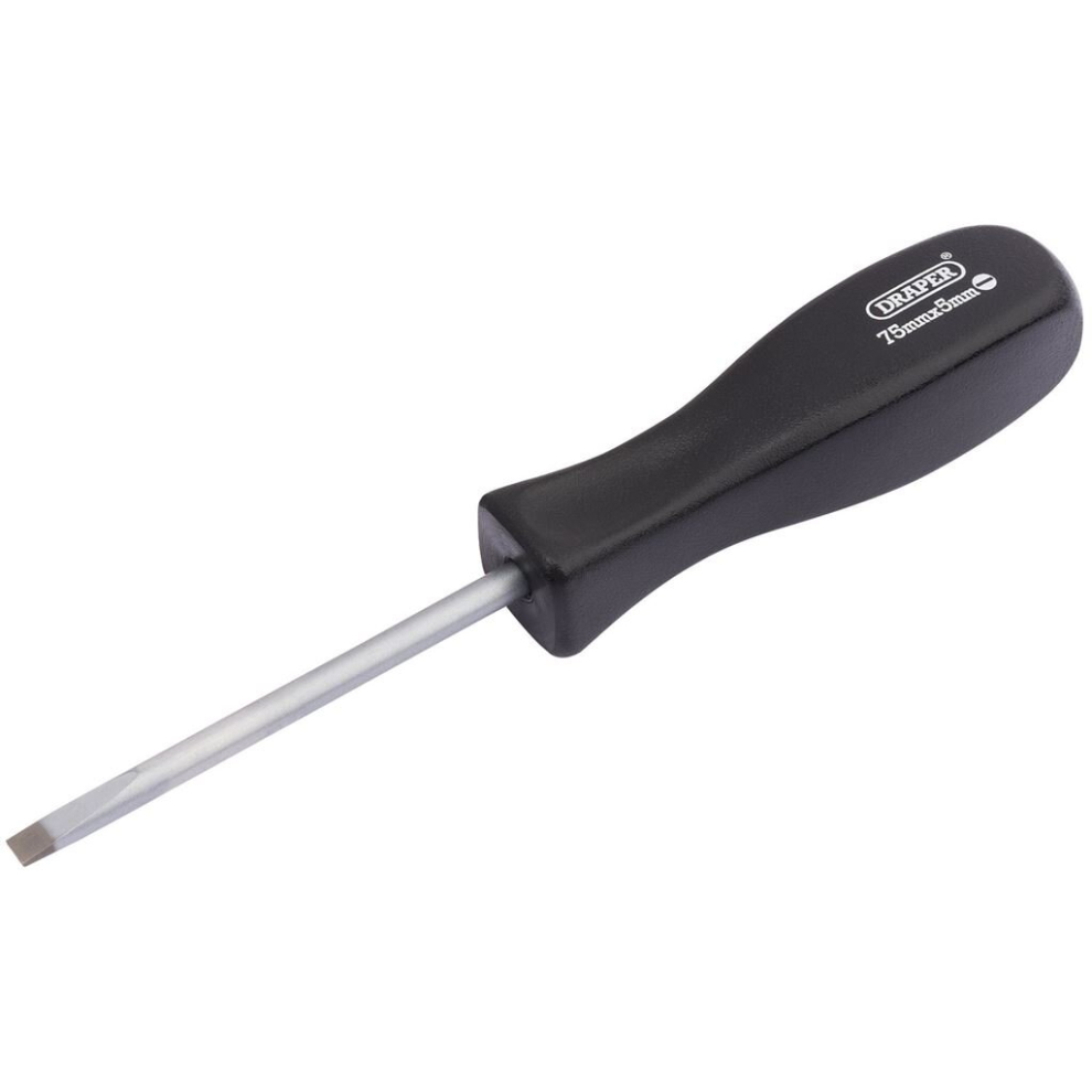 Draper Plain Slot Mechanic's Screwdriver, 5 X 75Mm