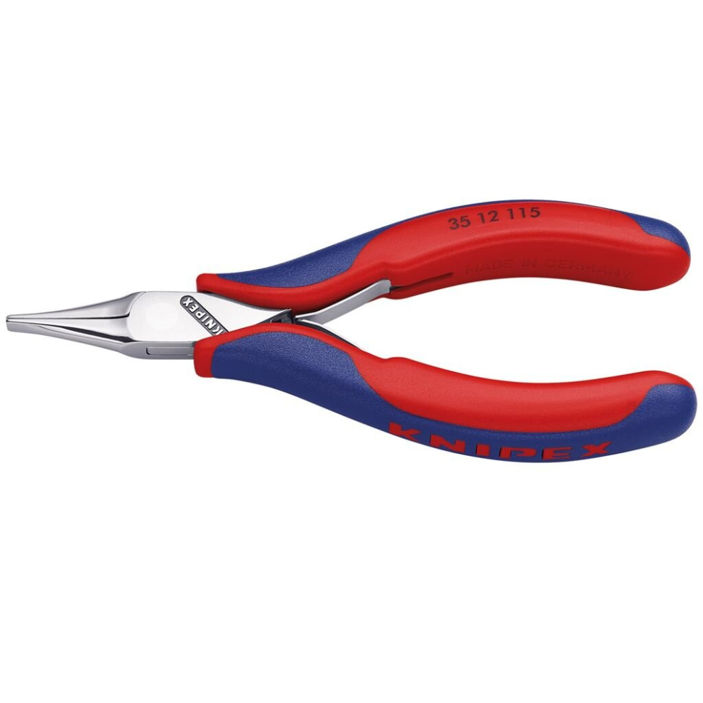 Knipex 35 12 115 Electronics Flat Jaw Pliers, 115Mm
