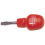 Draper Plain Slot Flared Tip Cabinet Pattern Chubby Screwdriver, 6 x 38mm (Sold Loose) 1