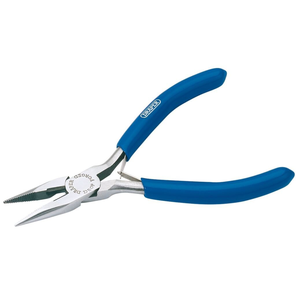 Spring Loaded Long Nose Pliers, 115Mm 5010559196470