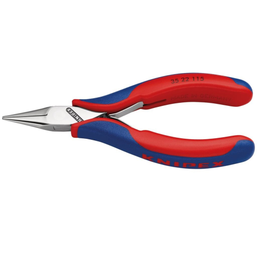 Knipex Knipex 35 22 115 Electronics Flat-Round Jaw Pliers, 115mm