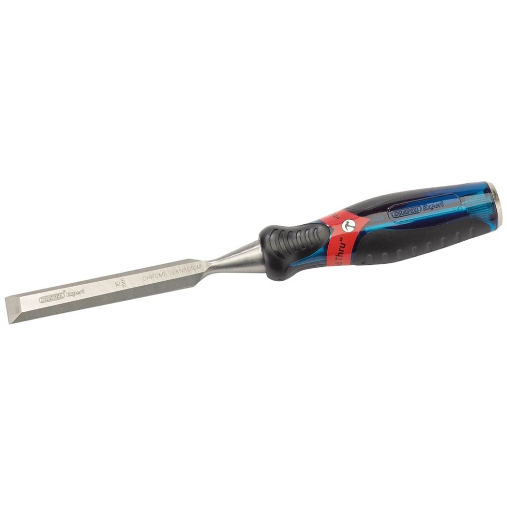 Draper Soft Grip Pound Thru Bevel Edge Wood Chisel, 16 X 140Mm